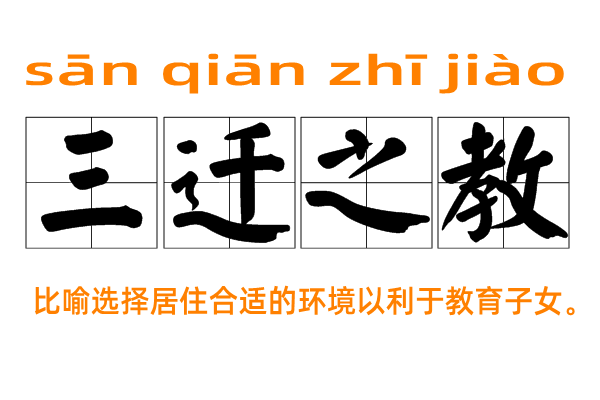 三迁之教是什么意思 三迁之教的主人公是谁(三迁之教的近义词和反义词和造句)